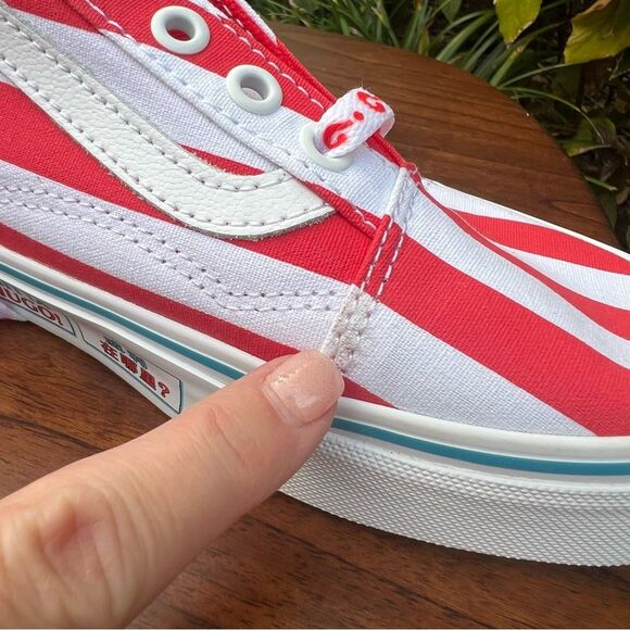 Vans Where’s Waldo? Old Skool sneakers LIMITED EDITION men’s 5 - women’s 6.5 NWT - Picture 9 of 9